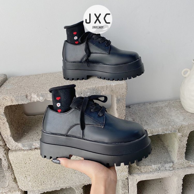 JINxCHOY Giày Nữ Cột Dây Đế Dày Thoải Mái Thời Trang