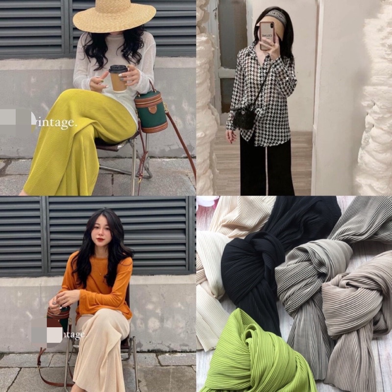 QUẦN SUÔNG NỮ,QUẦN SUÔNG TĂM DẬP LY CAO CẤP M112