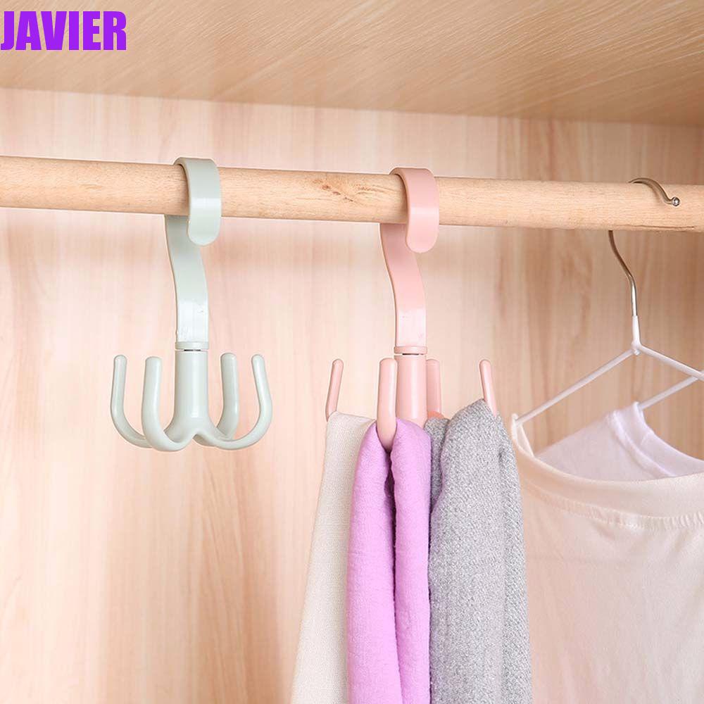 Giá Đỡ Treo Khăn / Áo Khoác / Thắt Lưng / Túi Xách Bằng Nhựa Tiết Kiệm Không Gian Đa Năng