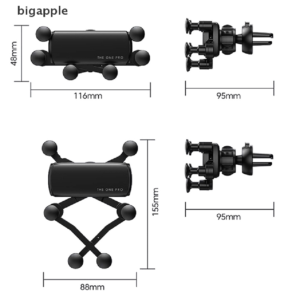 Giá Đỡ Điện Thoại Gắn Khe Điều Hòa Xe Hơi Tiện Dụng