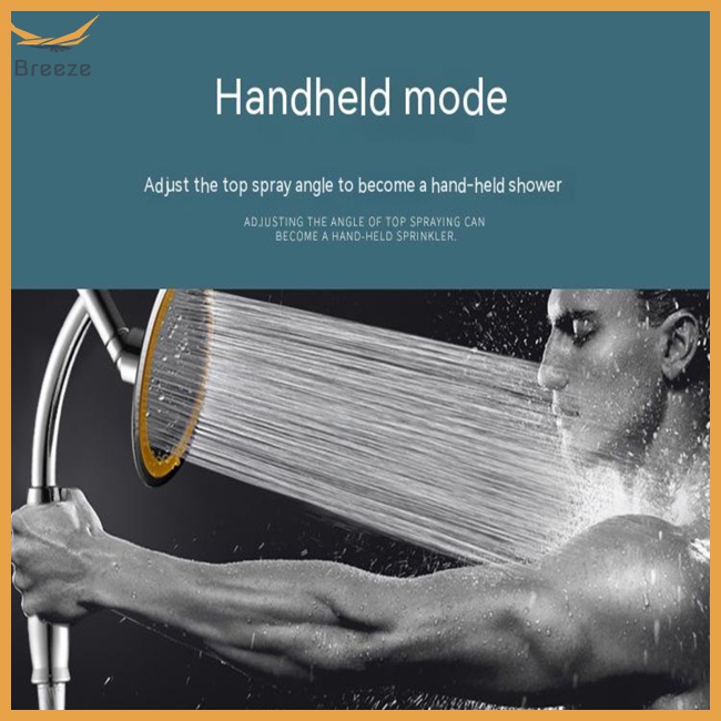Vòi Hoa Sen Áp Suất Cao 5 / 6 Inch Có Thể Điều Chỉnh Xoay 360 Độ Tiện Dụng
