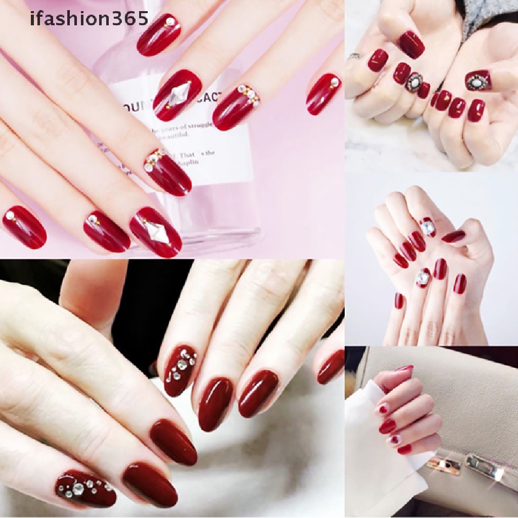 Set 500 Móng Tay Giả Bằng Acrylic DIY Thời Trang ifashion365