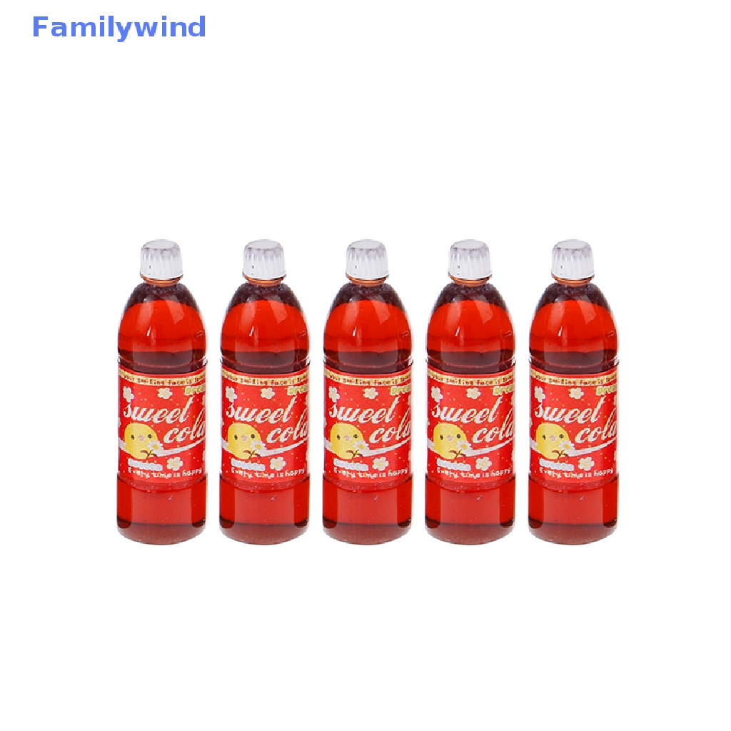 Set 5 Chai Nước Ép Trái Cây / Nước Ép Trang Trí Nhà Búp Bê 1: 12