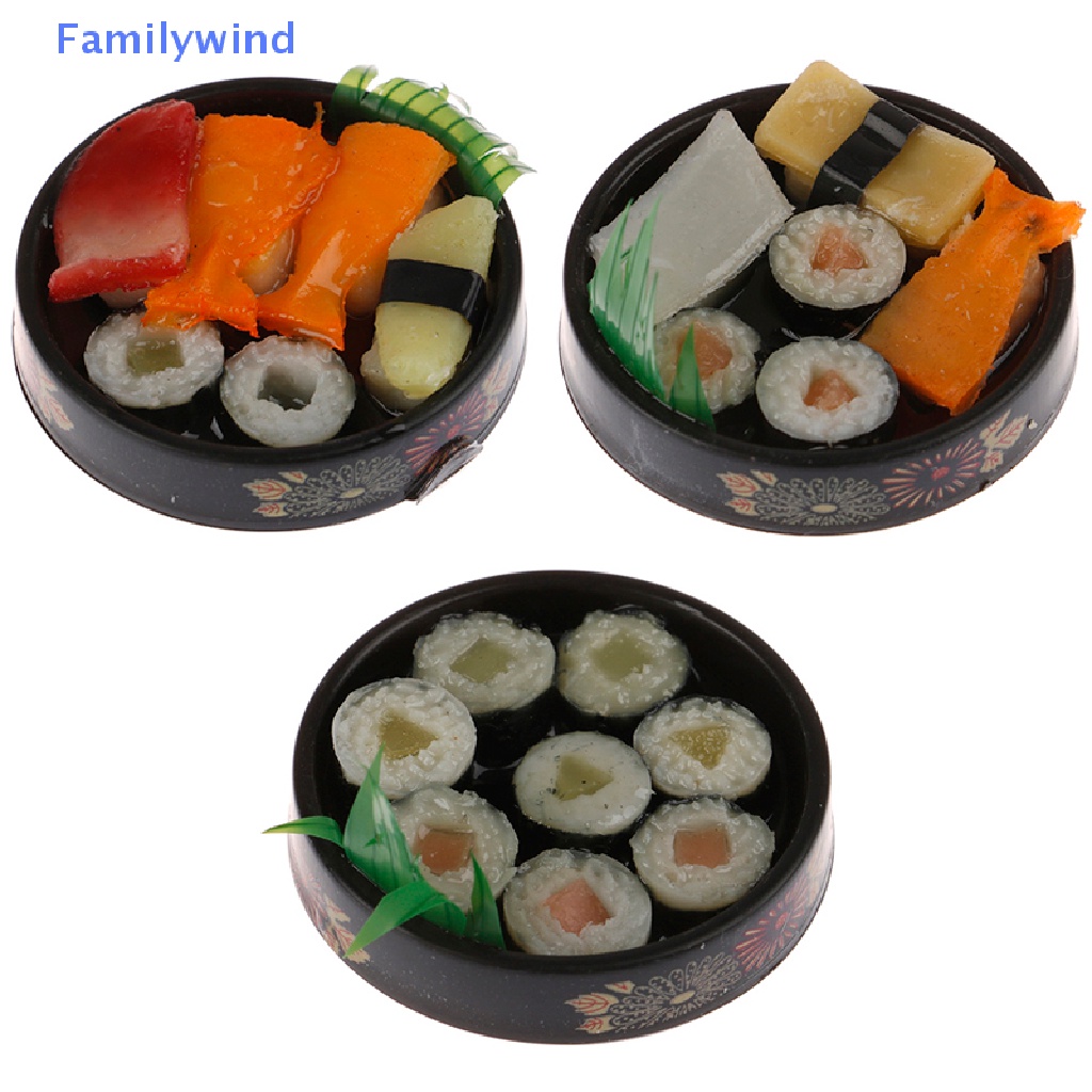 1 Mô Hình Cơm Cuộn Sushi Tỉ Lệ 1 / 6 Trang Trí Nhà Búp Bê