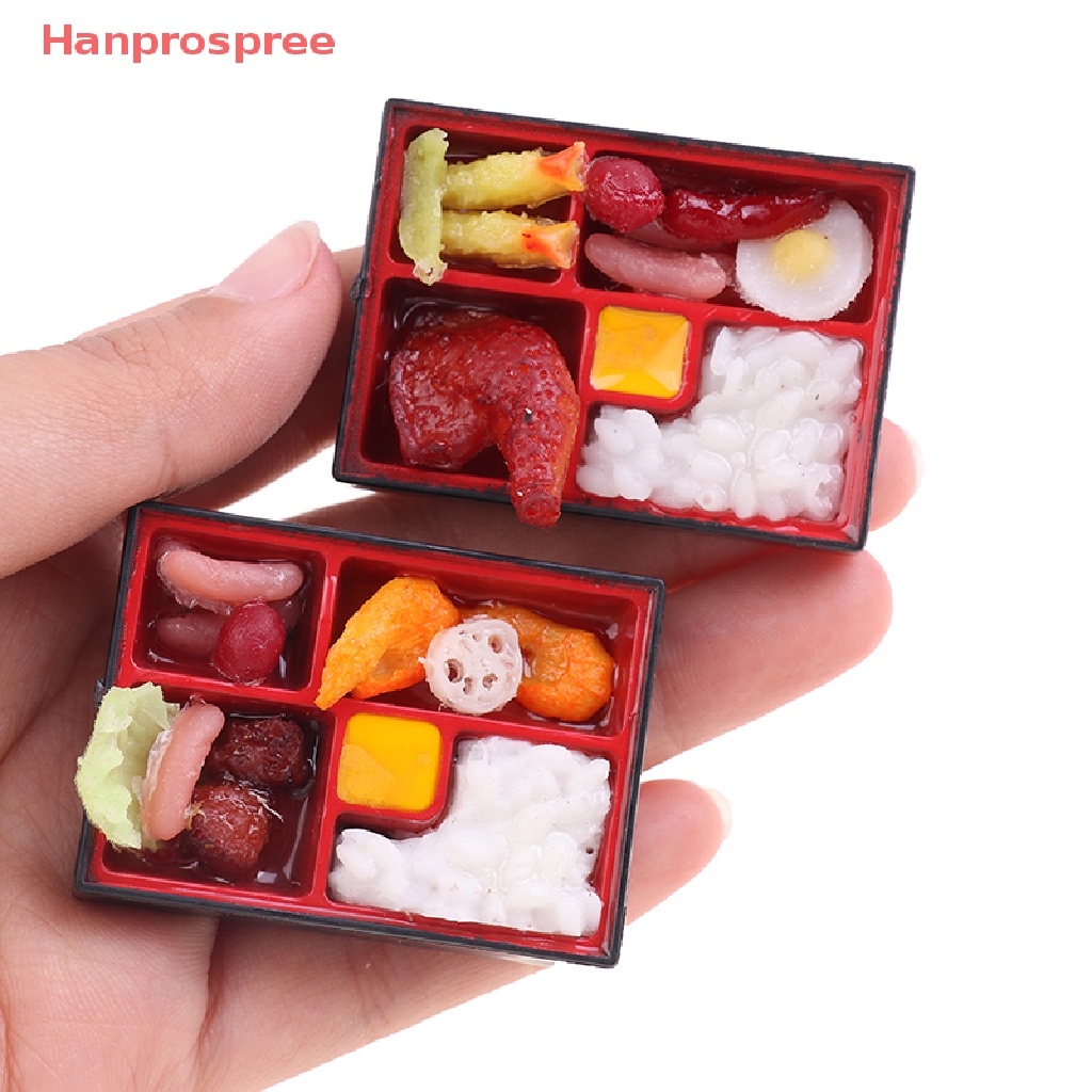 Hộp Cơm / Thức Ăn Nhanh Trang Trí Nhà Búp Bê Kiểu Nhật Bản 1: 12