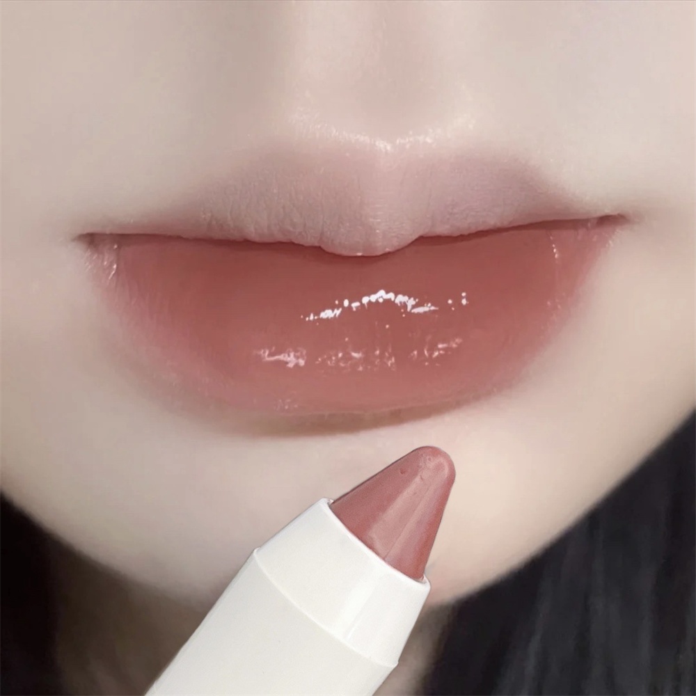 Mỹ phẩm Red Lip Tint Lipgloss Cute Bear Lip Liner Pencil Lips Makeup Lip Glaze Lipstick Pen 6 ColorGogo Bear Meng Xing Story Doodle Lipstick Dưỡng ẩm, Mỹ phẩm bán chạy cho cô gái