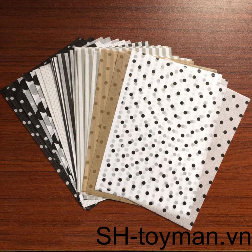 Giấy Gói Quà Thủ Công Mềm Mại Nhiều Màu Sắc Thời Trang Cho Học Sinh