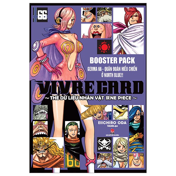 Sách Vivre Card - Thẻ Dữ Liệu Nhân Vật One Piece Booster Pack - Germa 66 - Quân Đoàn Hiếu Chiến Ở North Blue!!