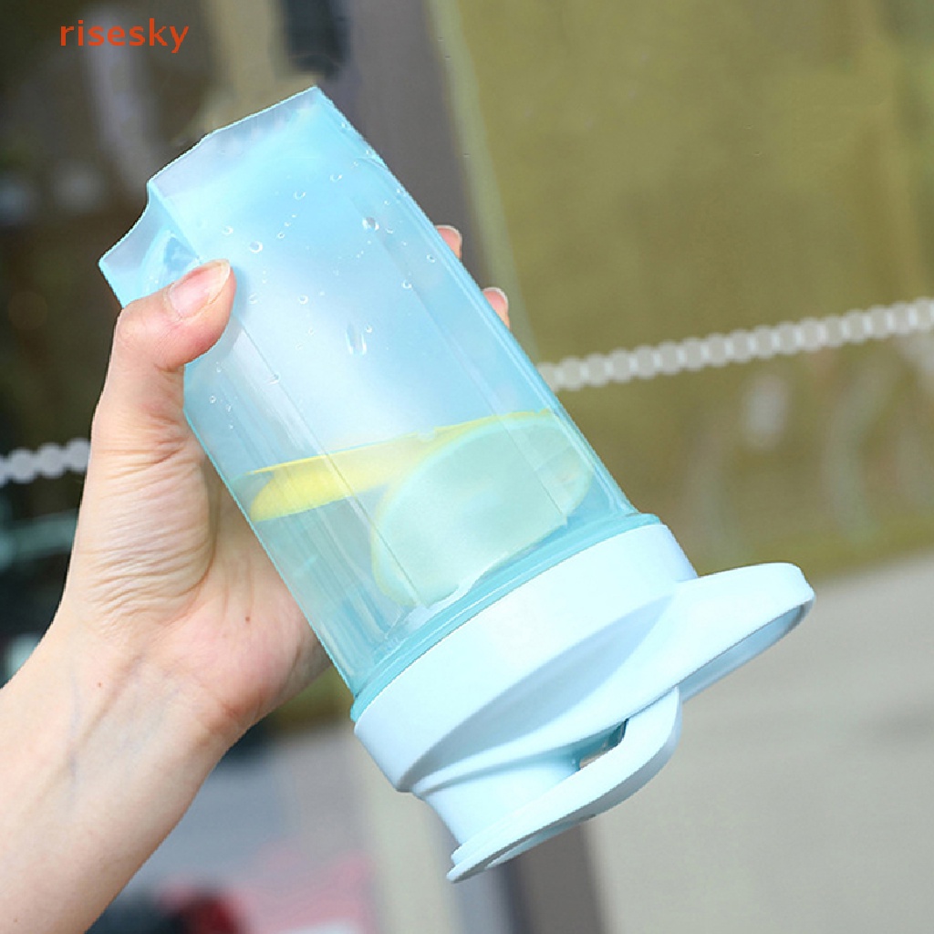 Bình Lắc Đựng Nước Chống Rò Rỉ Có Thang Đo Tiện Dụng Khi Tập Gym / Thể Thao