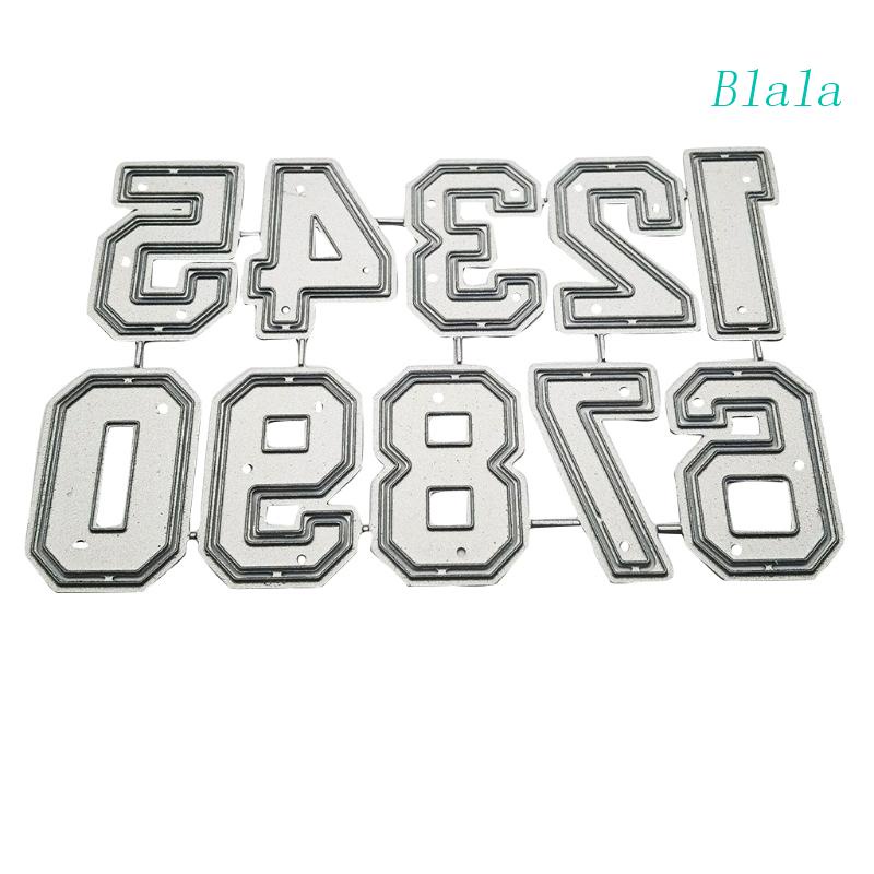 Khuôn Cắt Giấy Làm Từ Kim Loại Hình Số La Mã Trang Trí Scrapbook