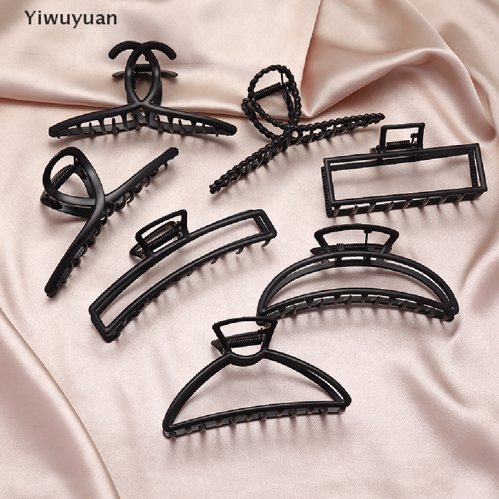 &lt; Yiwuyuan &gt; Kẹp Càng Cua Kim Loại Trang Sức Thanh Lịch Đơn Giản Cho Nữ