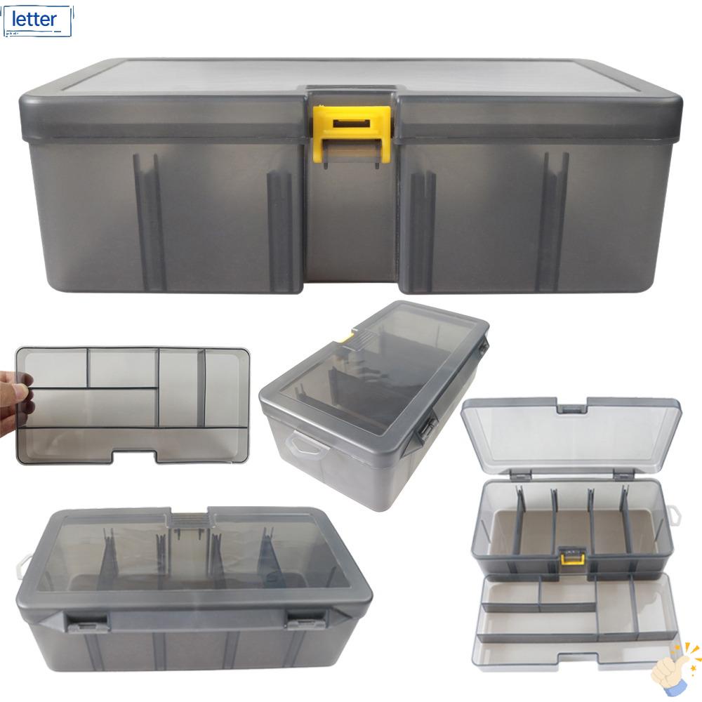 Hộp Đựng Dụng Cụ Câu Cá Hai Tầng Kèm Vỏ Đựng Tiện Lợi