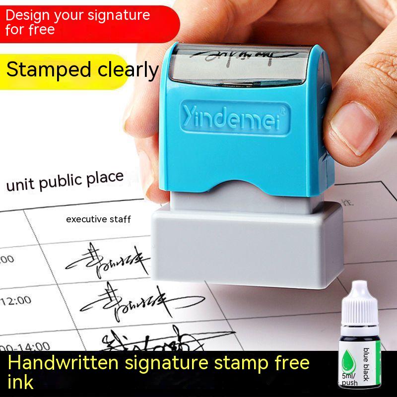 Con Dấu Đóng Tên In Chữ Ký Tự Cá Nhân