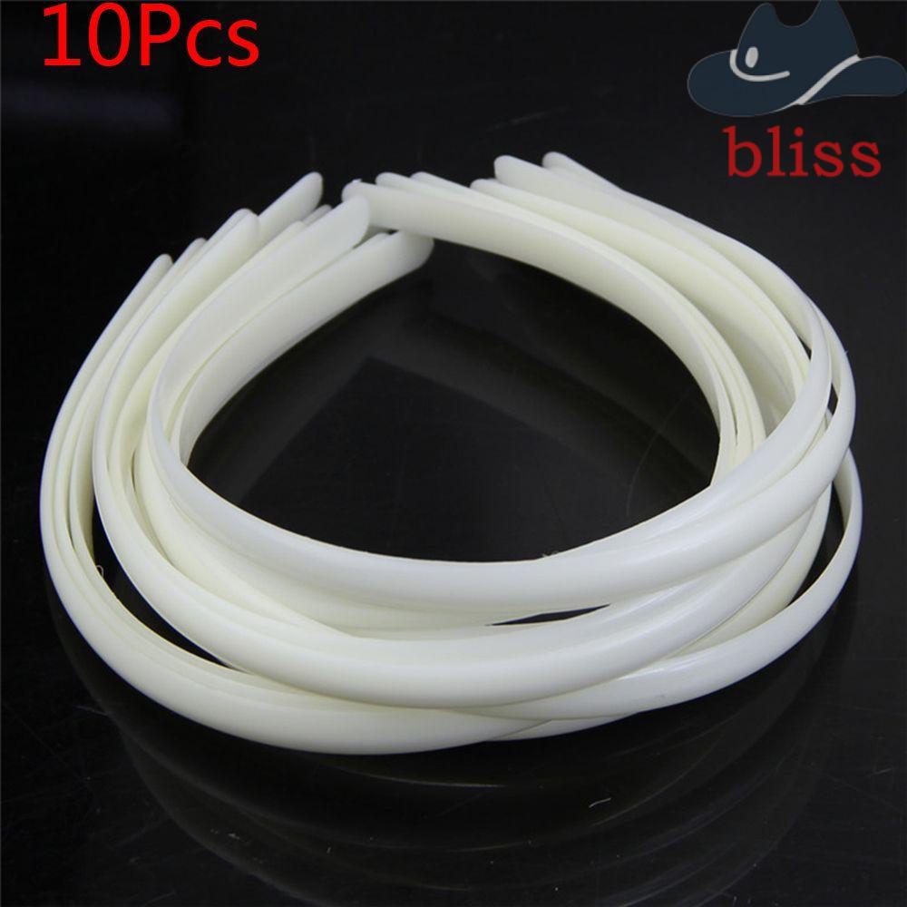 Băng Đô Cài Tóc Bằng Nhựa Màu Trắng Thời Trang