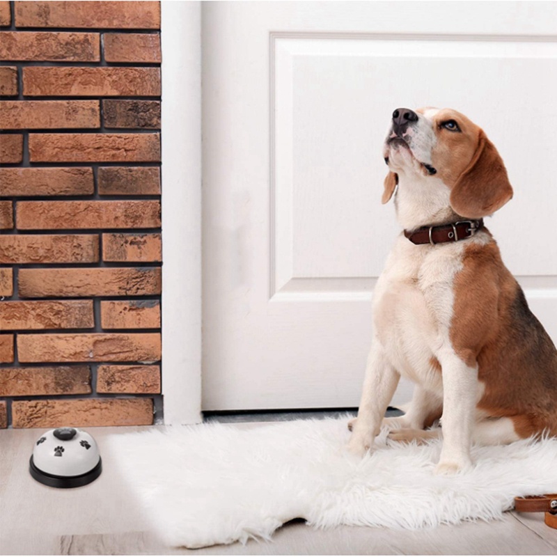 Set 3 Món Đồ Chơi Huấn Luyện Thú Cưng Họa Tiết Dấu Chân Chó Có Chuông