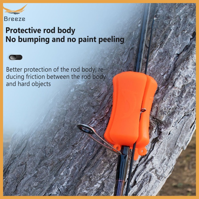 4 Phụ Kiện Quấn Cố Định Cần Câu Cá Bằng Silicon Mềm Chống Trượt Đa Năng