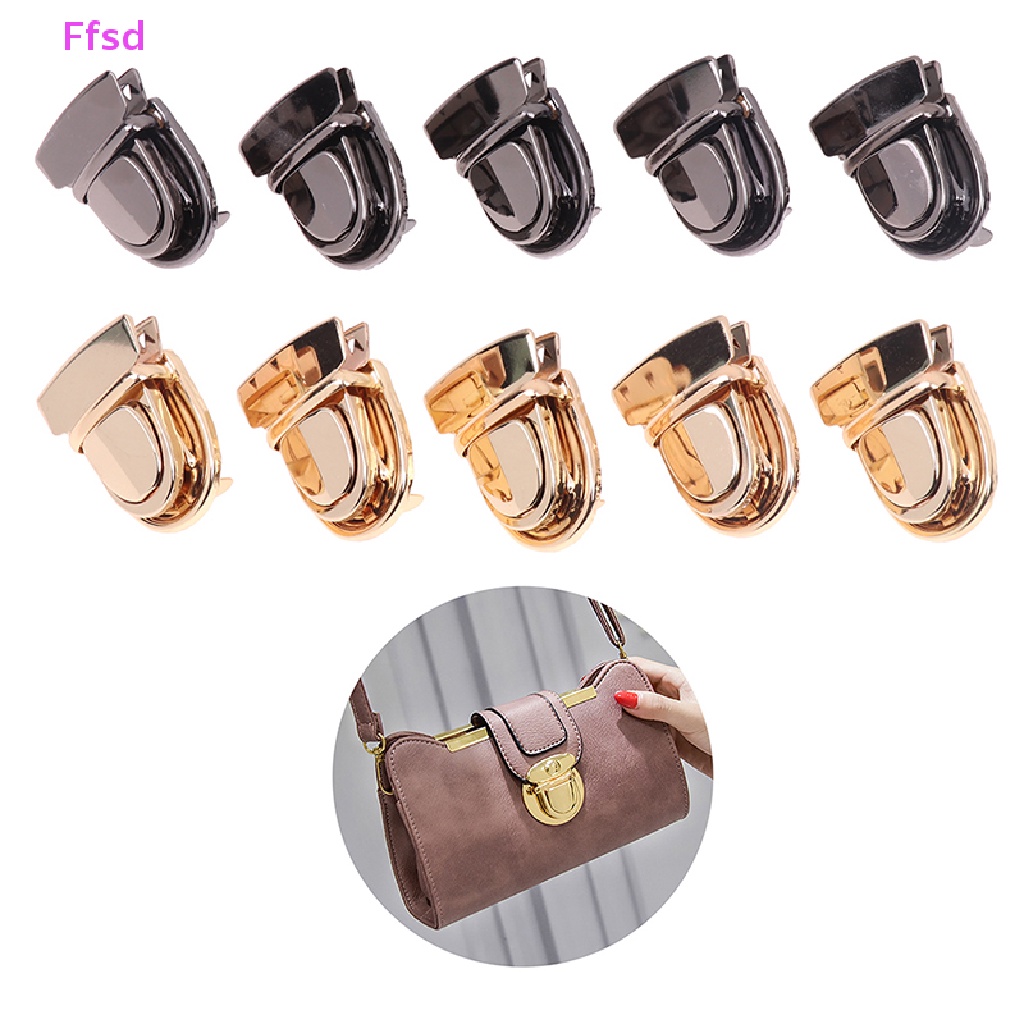 Bộ 5 Khóa Kim Loại Dùng Để Làm Túi Xách Da DIY