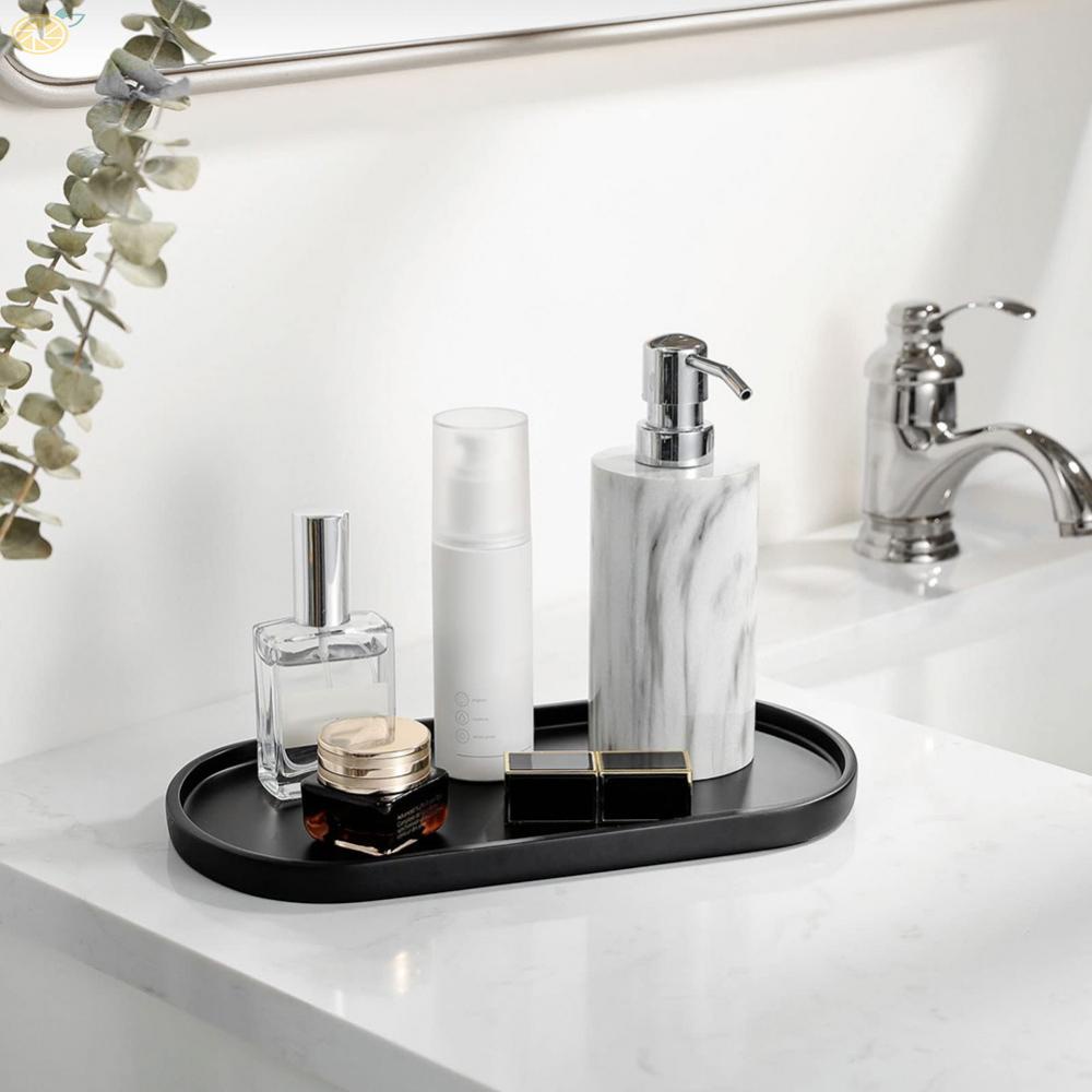 【VARSTR】Vanity Tray Kitchen Organizer Storage Toilet Bathroom Bathtub Countertop