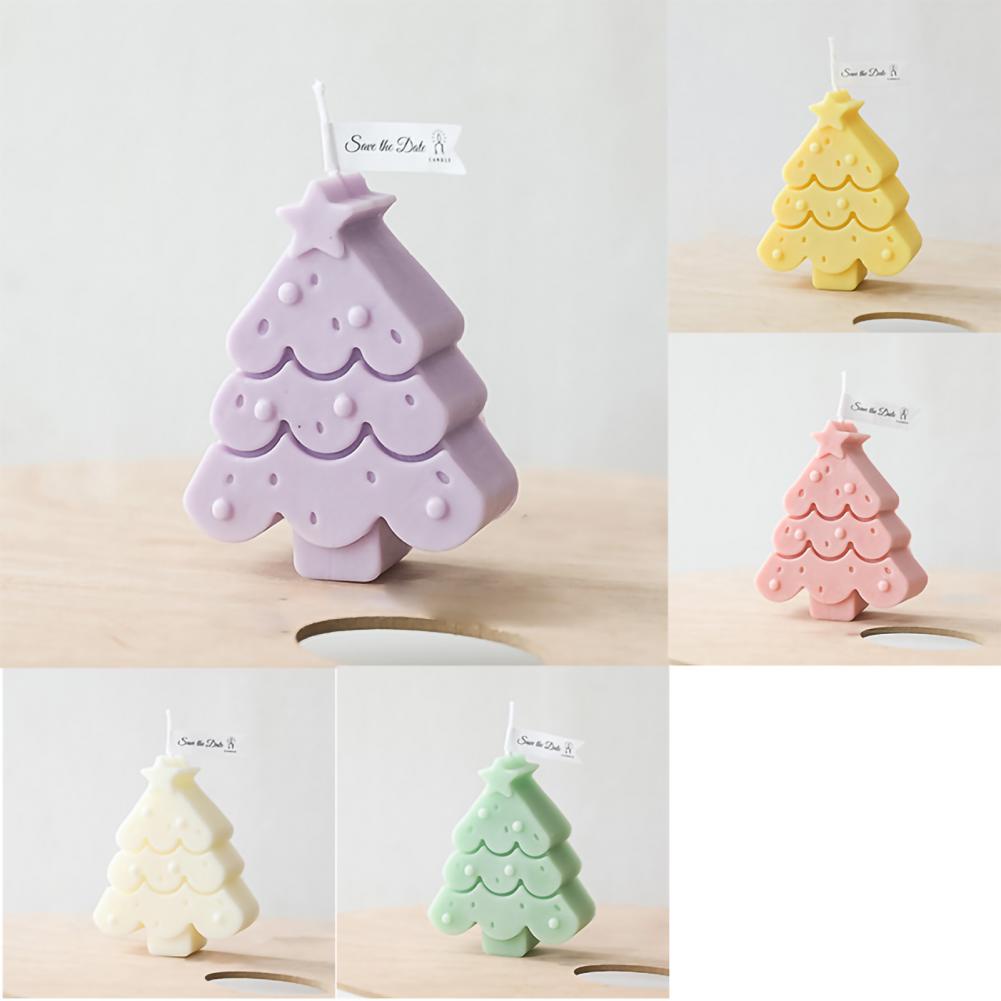 SPIRIT Bathroom Cây Giáng Sinh Nến Thơm Hình Trang Trí Nhà Để Bàn Thủ Công Quà Tặng