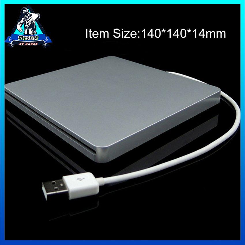 Loại máy tính xách tay Hút khe cắm USB 2.0 siêu mỏng trong ổ đĩa ngoài Dvd bên Vỏ hộp