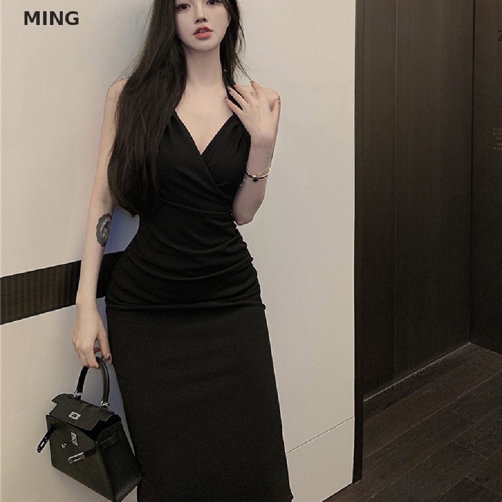 Đầm Midi Hai Dây Thời Trang Đi Biển Mùa Hè Quyến Rũ Cho Nữ