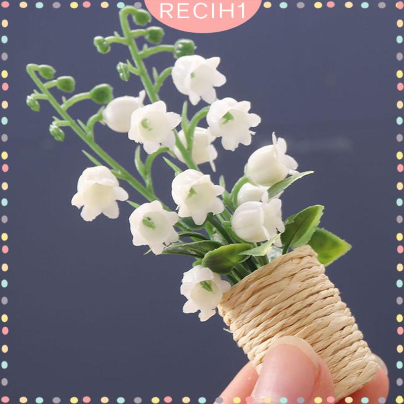 Mô Hình Chậu Hoa Mini Tỉ Lệ 1: 12 Dùng Trang Trí Nhà Búp Bê