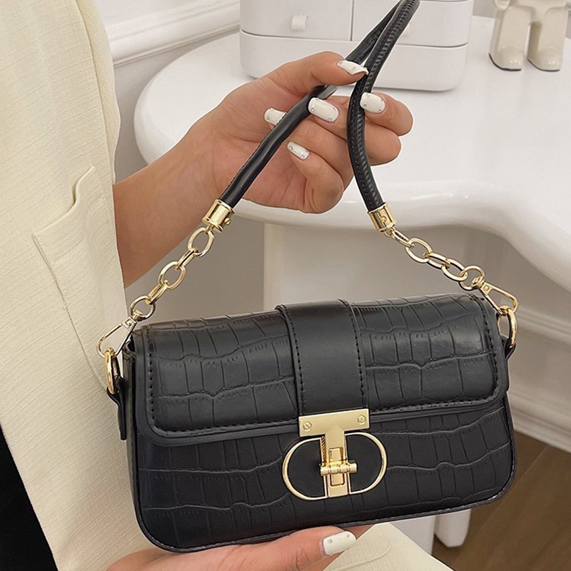 Túi Đeo Vai / Đeo Chéo Hình Vuông Cỡ Nhỏ Họa Tiết Vân Đá Chất Lượng Cao Thời Trang Cho Nữ