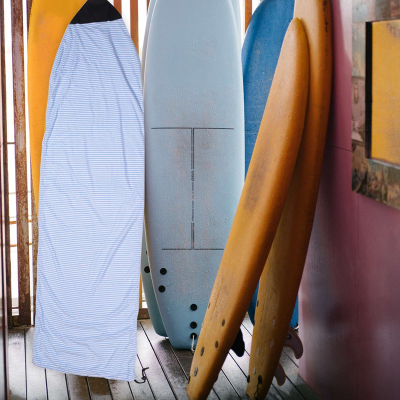 Túi Đựng Ván Lướt Sóng 6Ft Họa Tiết Sọc Xanh Dương Và Trắng Ốp