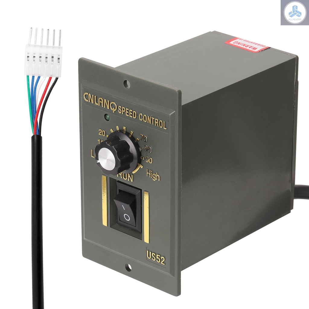 400W AC220V ABS Speed Controller Motor Speeds Pinpoint Regulator Control Device with Indicator Light