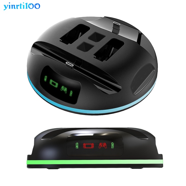 Đế Sạc Type-c Có Đèn Dùng Cho Tay Cầm Chơi Game Ns Joy-con