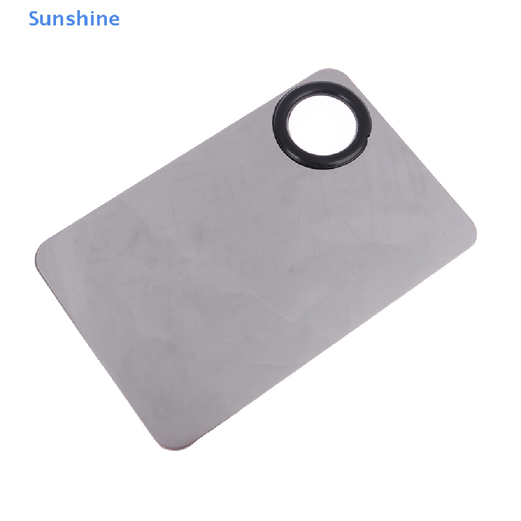 1 Set Dụng Cụ Tán Kem Nền Dạng Que Hai Đầu Bằng Thép Không Gỉ Tiện Dụng