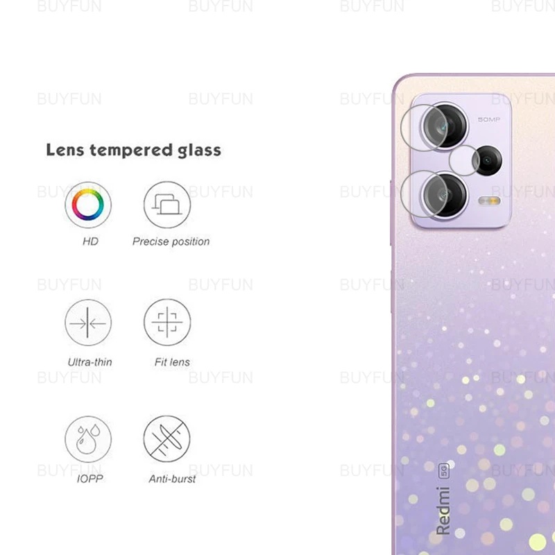 Film Dán Bảo Vệ Camera 3 Trong 1 Cho Xiaomi Redmi Note 12 pro plus 5G 4G Turbo Speed Note12 12S Discovery