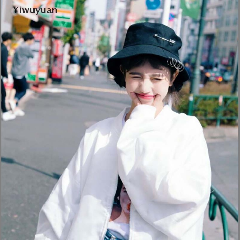 < Yiwuyuan > Mũ Bucket Chống Nắng Thời Trang Mùa Hè Cho Nam Nữ