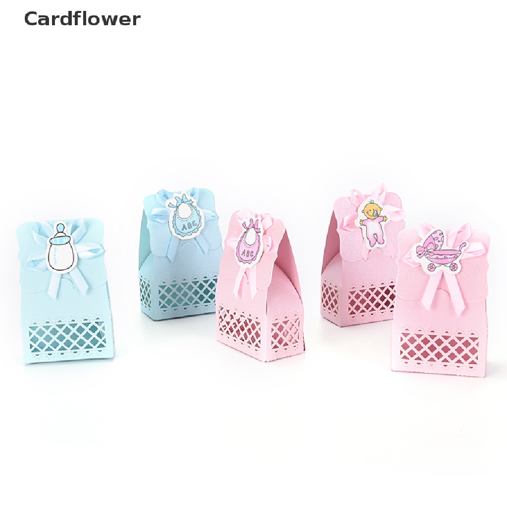 &lt; Cardflower &gt; Set 12 Túi Giấy Đựng Kẹo Trang Trí Tiệc Sinh Nhật Ngọt Ngào Dễ Thương Cho Bé Đang Giảm Giá