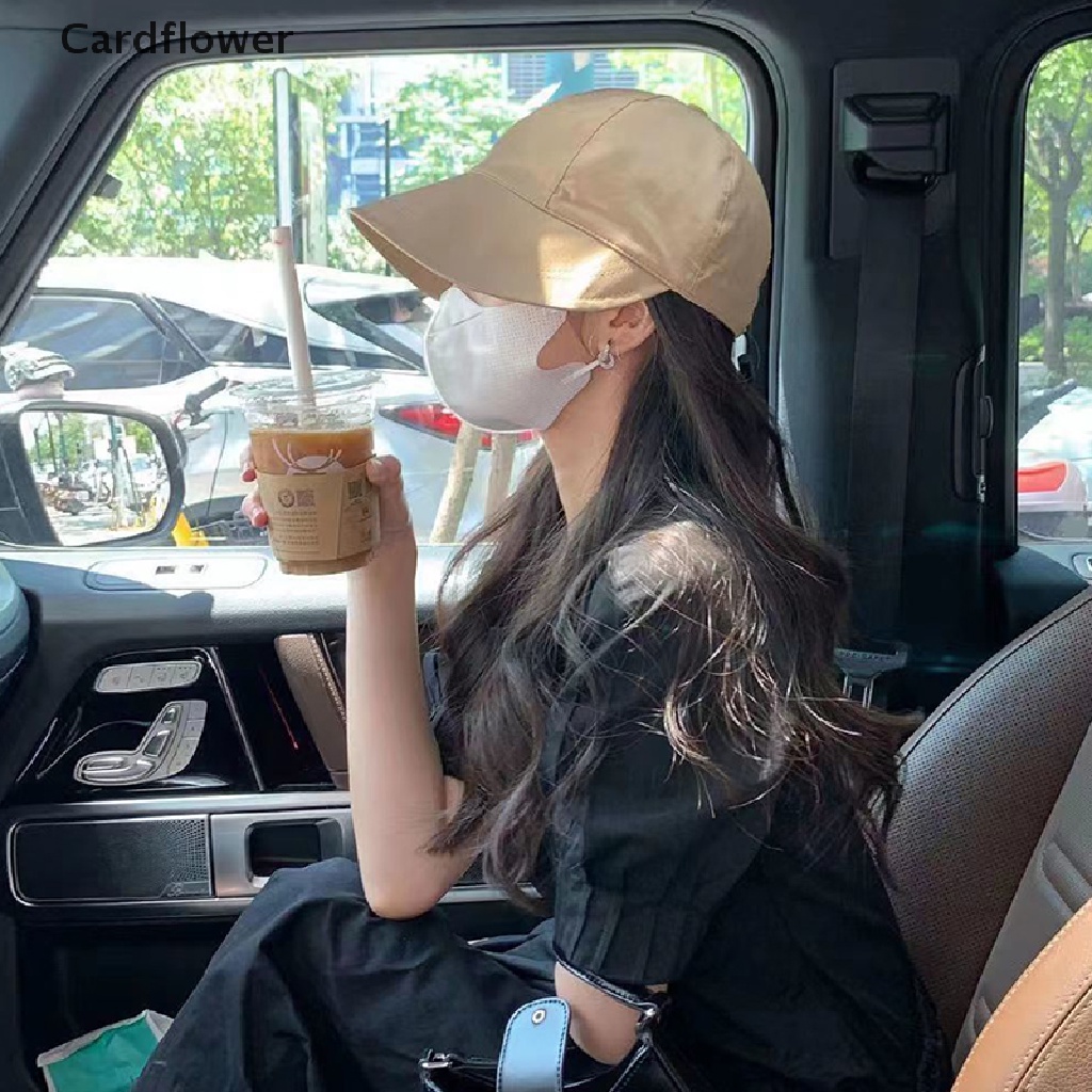 Mũ Vành Rộng Chống Nắng Dây Rút Có Thể Điều Chỉnh Được < Cardflower > Mũ Đi Biển Cho Nam Và Nữ