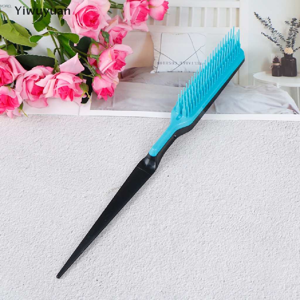 < Yiwuyuan > Lược Nhựa Chống Tĩnh Điện Chuyên Dụng Cho Salon Làm Tóc