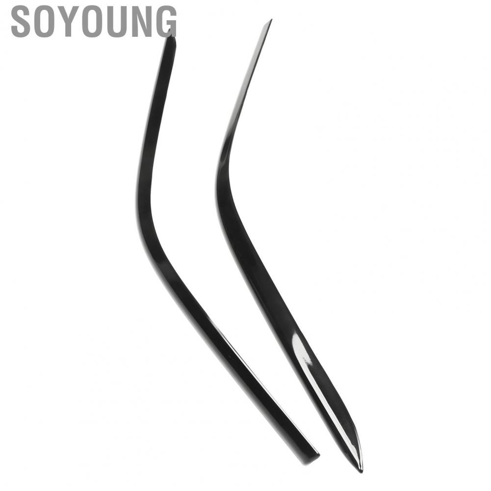 Soyoung Front Fog Light Trim  Scratch Resistant Bumper Lamp Cover Protective Easy Installation Stylish Design for CR-V 2023 Onwards