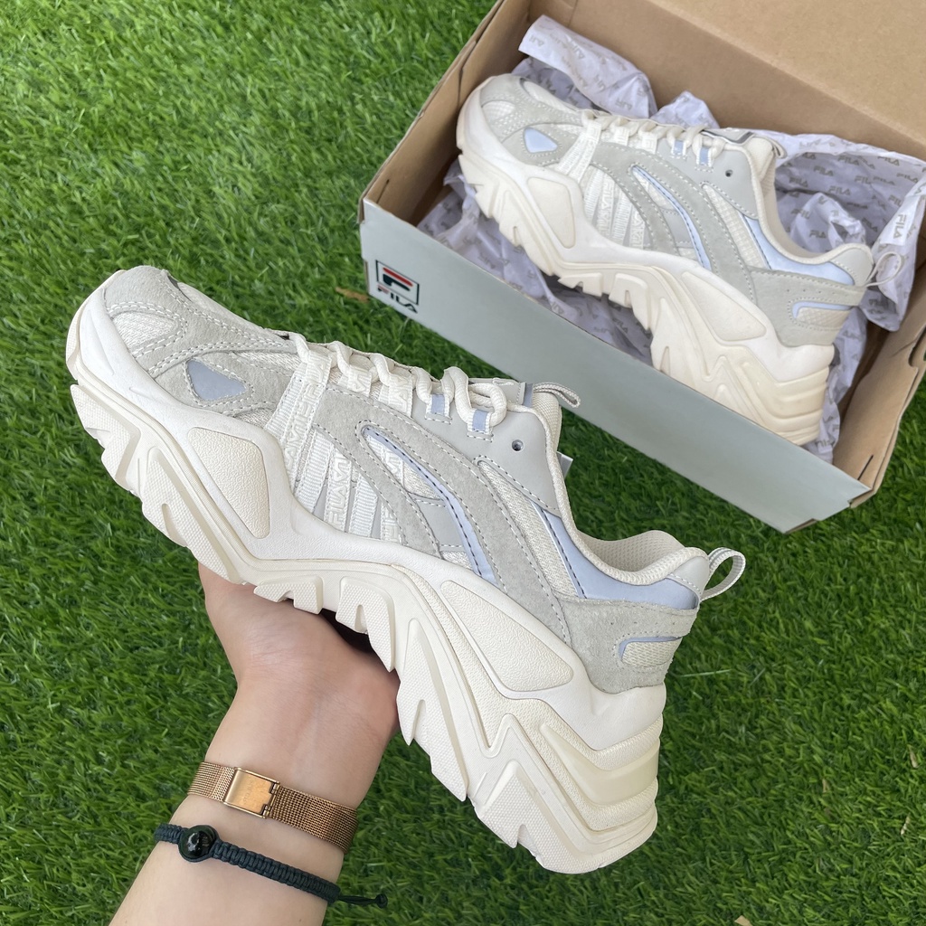 *CHÍNH HÃNG* Giày thể thao Sneaker FILA INTERATION màu Be Beige - Code: 1JM00790 920