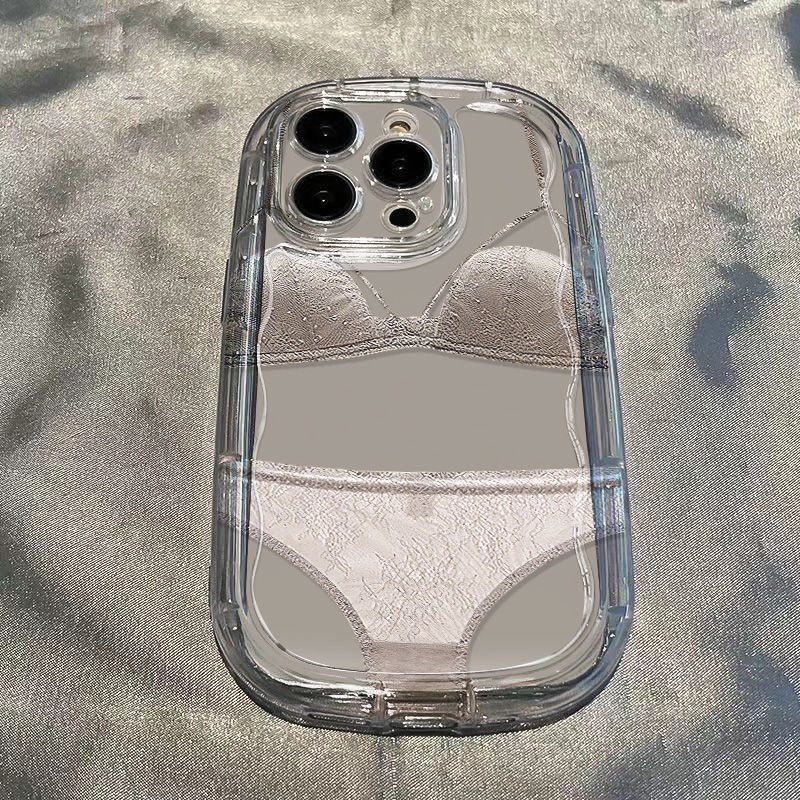 ✅Ốp Điện Thoại Mềm Trong Suốt Chống Sốc Màu Xám Cho iPhone promaxiPhone14 8p13 / xr / 7 11 / xs12 DKPO