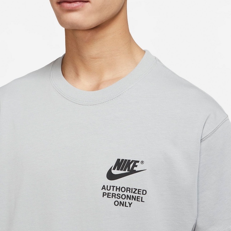 Áo Thun Nike100% Cotton Cổ Tròn Tay Ngắn Dáng Rộng Thoáng Khí Thời Trang Cho Nam DM6428-010