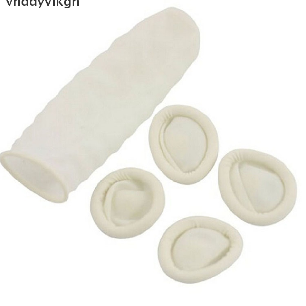 Set 100 Găng Tay Cao Su Latex Bảo Vệ Ngón Tay Chống Tĩnh Điện