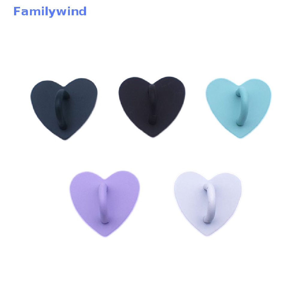 Familywind > Nhẫn Móc Ngón Tay Giữ Điện Thoại Bằng Kim Loại Hình Trái Tim Đáng Yêu