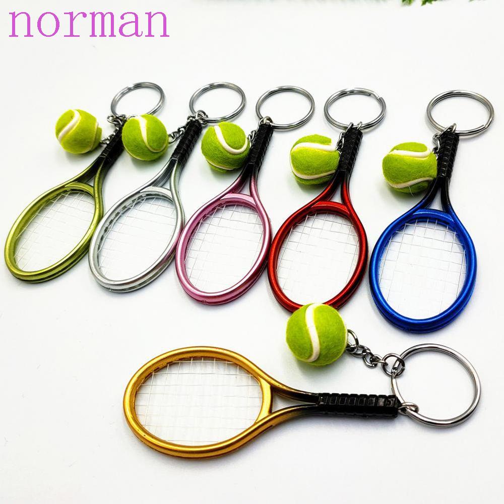 Móc Khóa Hình Vợt Tennis NORMAN Mini Sáng Tạo