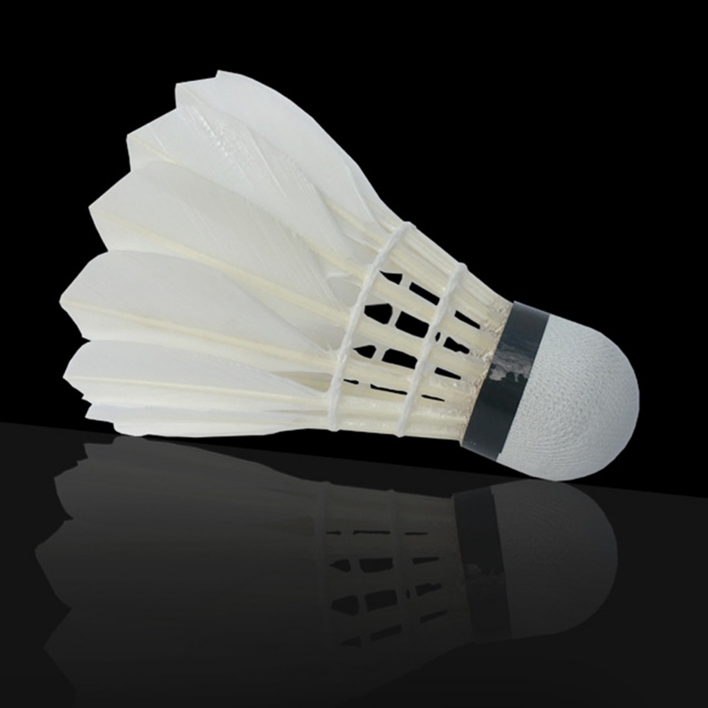 Set 12 Trái Cầu Lông Tập Luyện Chống Gió Độ Co Giãn Cao