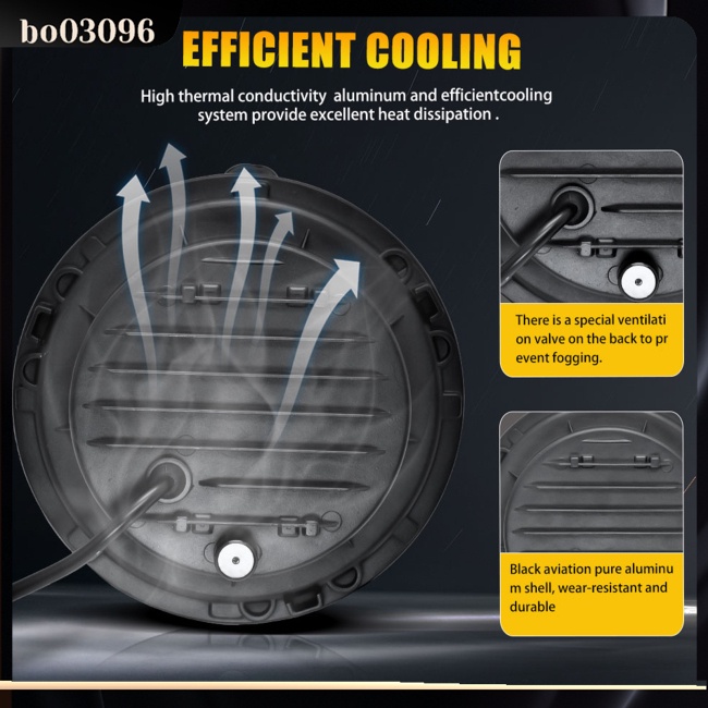 Đèn Pha Led Hình Tròn 7 Inch 140w 3000k-6000k 14000lm Cho Xe Mô Tô