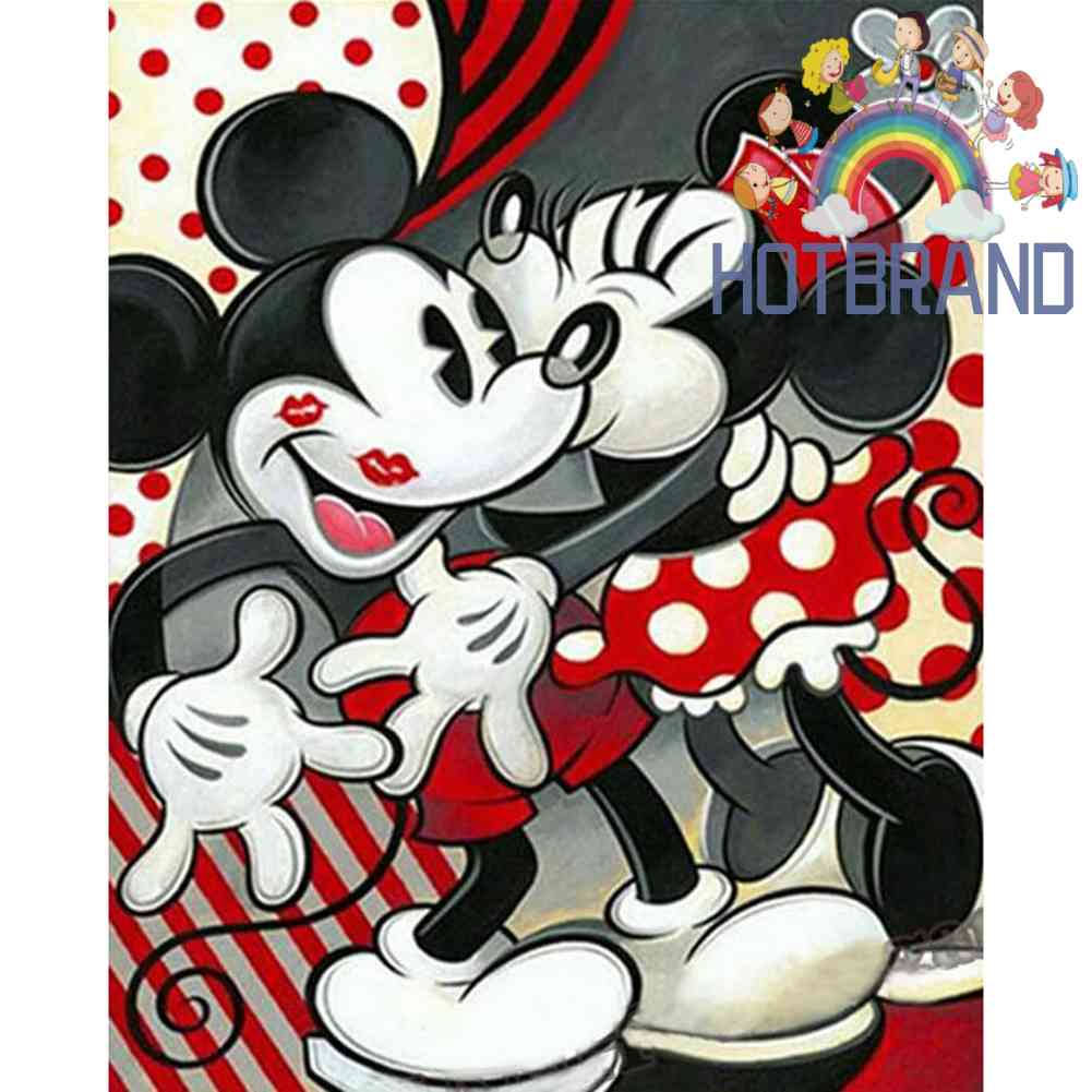 Tranh Đính Đá Kim Cương Toàn Bộ 5D DIY Hình Vẽ Chuột