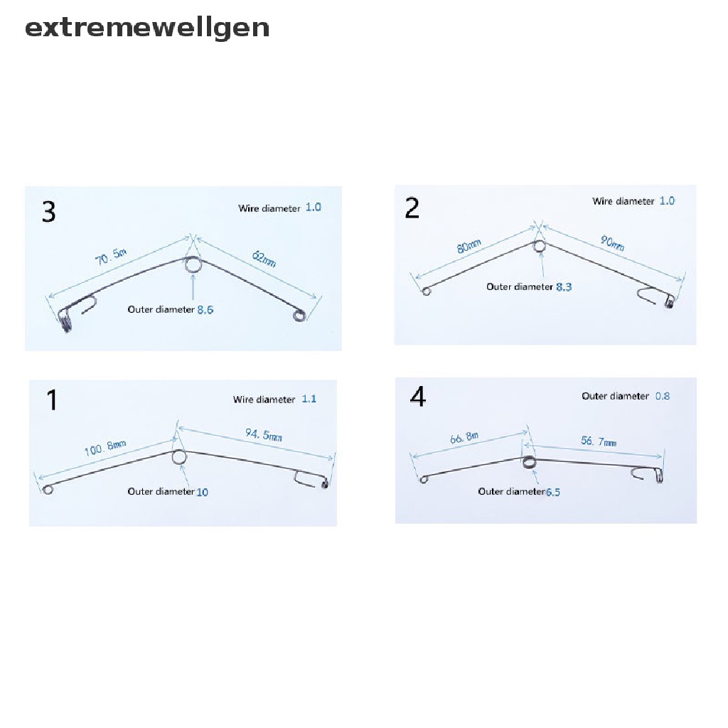 Móc Lò Xo Tự Động Bằng Thép Không Gỉ Chuyên Dụng Cho Câu Cá Cắm Trại