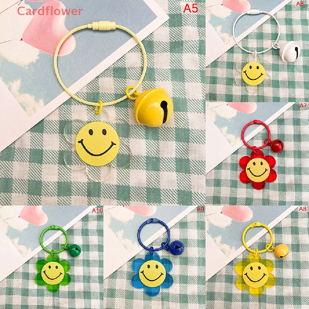 Móc Khóa Acrylic Trong Suốt Hình Hoa Hướng Dương Dễ Thương Mới