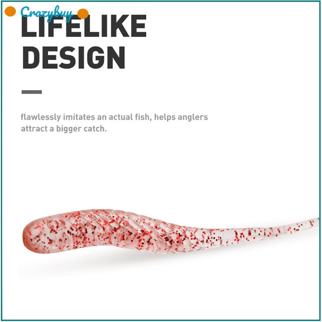 Cr Set 20 Mồi Giả Câu Cá Bằng Nhựa Mềm 4cm 0.34g