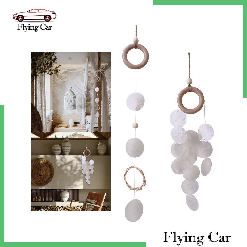 [Lzdjfmy2] Chuông Gió Vỏ Sò Thủ Công Dễ Thương Treo Nôi Em Bé Sân Vườn